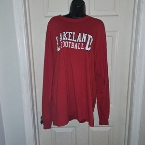 Lakeland football long sleeve T-shirt size 2XL